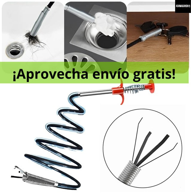 ⭐Gancho Destapa Tubería