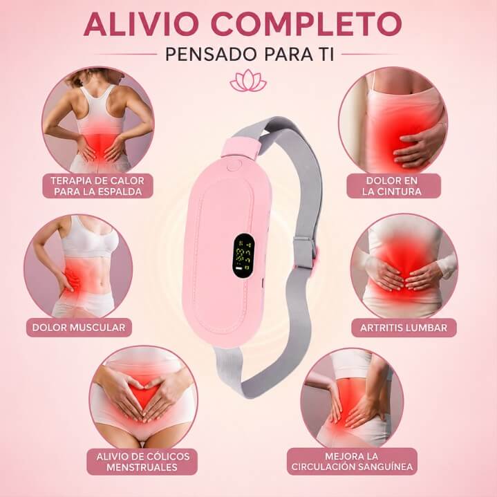 FemRelief - Calor y vibración que apaga tu dolor menstrual
