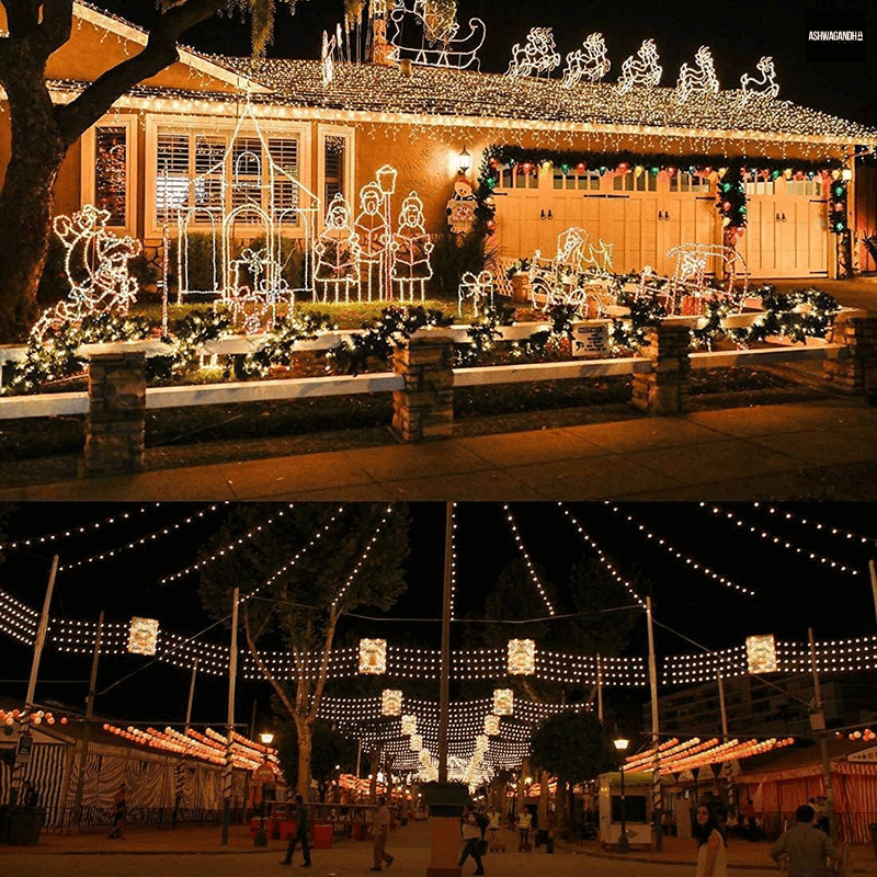 Luces De Navidad Solares 20mts 200 LED