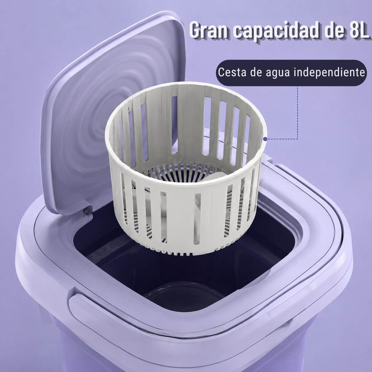 Mini Lavadora SaveSpin - Gasta menos lavando solo lo que usas