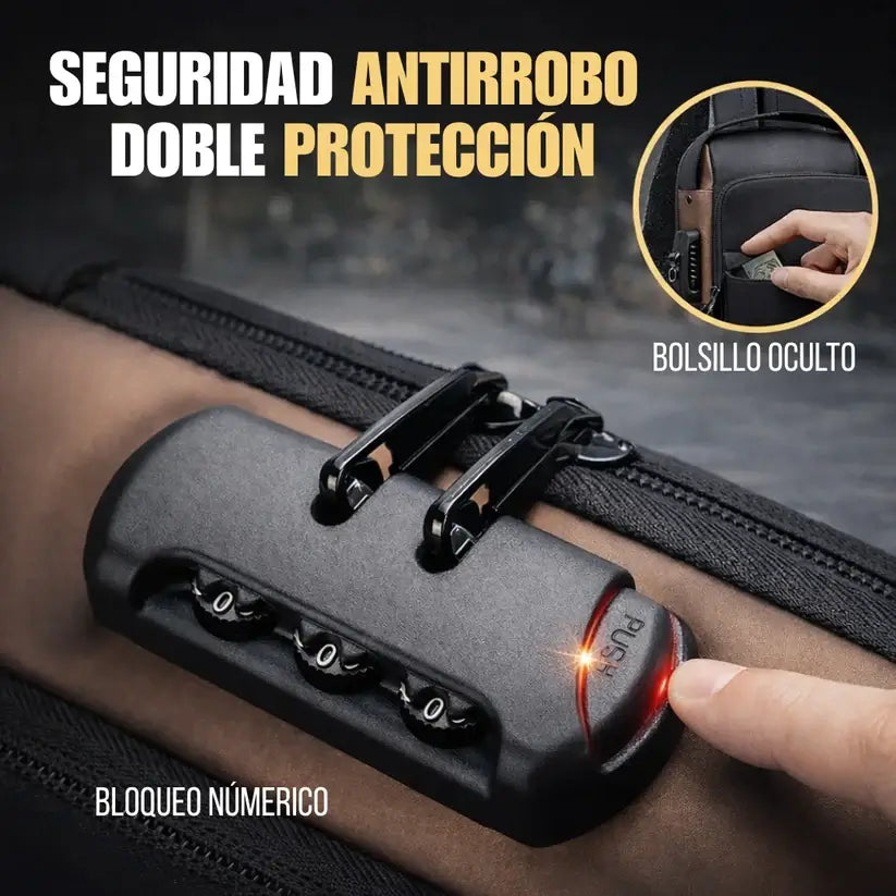 Mochila Antirobo GuardBag - Carga y protege en un solo bolso
