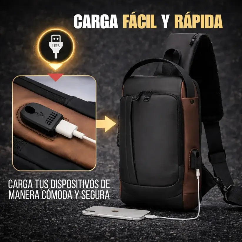 Mochila Antirobo GuardBag - Carga y protege en un solo bolso