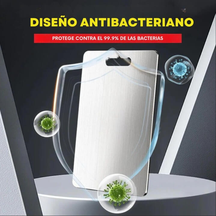 Tabla de Acero Inoxidable PureCut — La tabla que no esconde bacterias