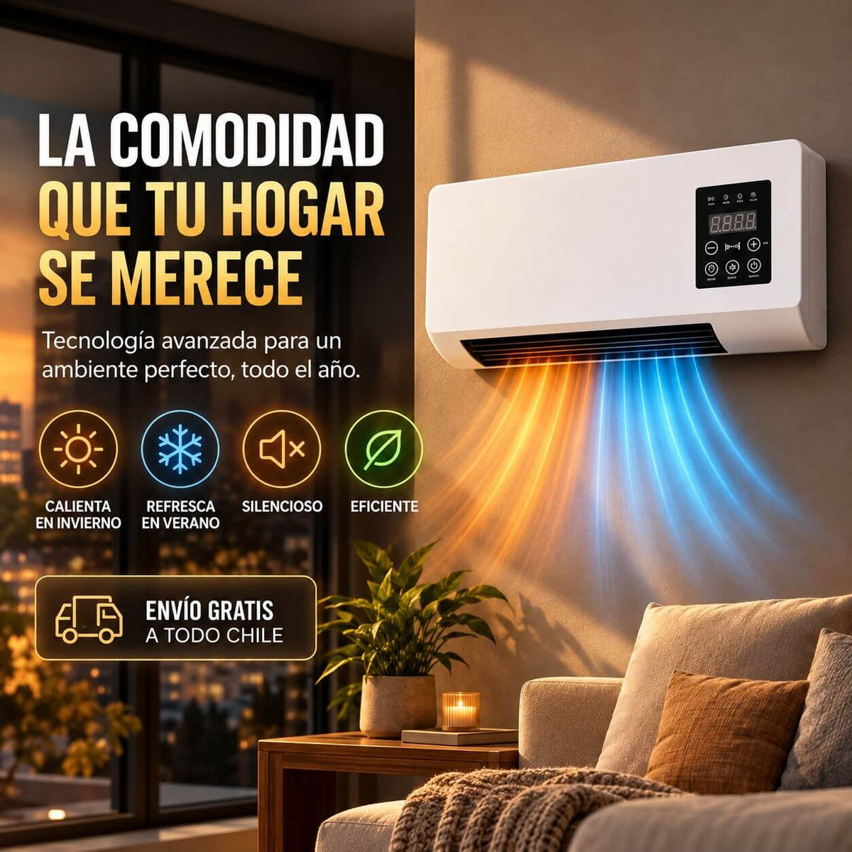 Aire Acondicionado ClimaDual - Frío en verano y calor en invierno