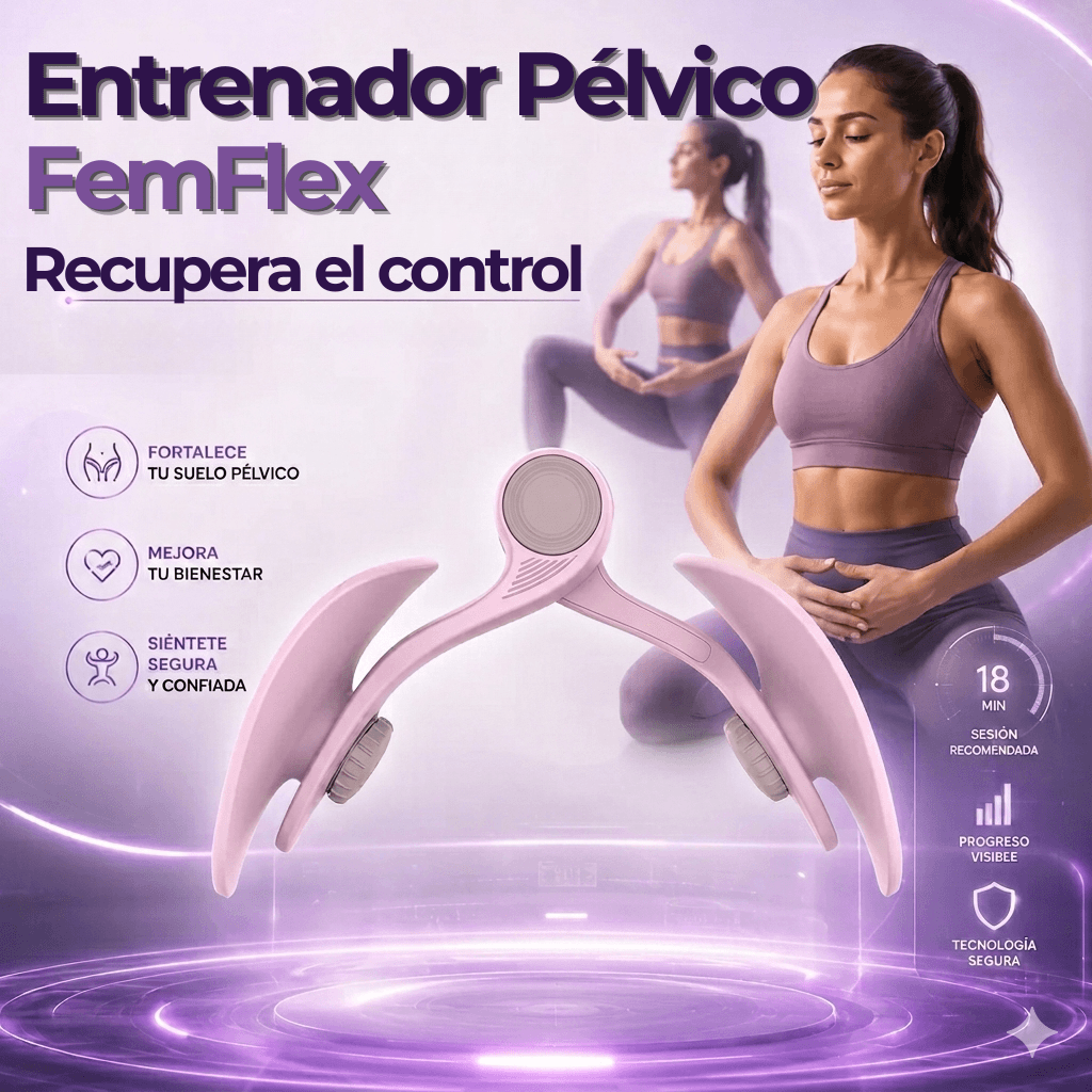 Entrenador Pelvico FemFlex+Estirador Lumbar de Regalo🎁-Fortalece tu suelo pélvico y descomprime tu espalda sin salir de casa