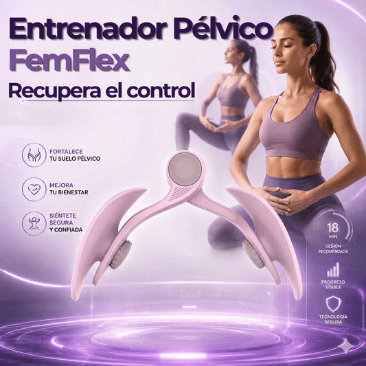 Entrenador Pelvico FemFlex+Estirador Lumbar de Regalo🎁-Fortalece tu suelo pélvico y descomprime tu espalda sin salir de casa
