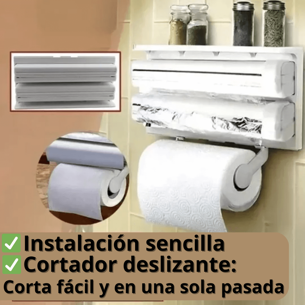 Dispensador de Cocina Corta-fácil 4 en 1