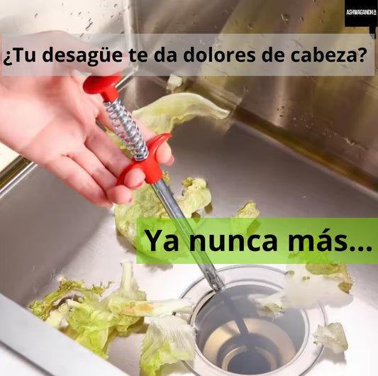 ⭐Gancho Destapa Tubería